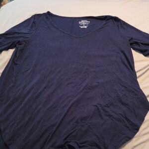 Torrid Navy Super Soft Knit Top